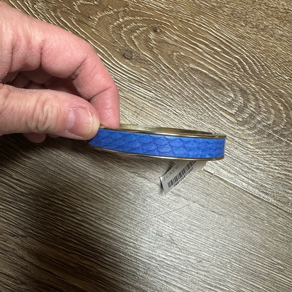 NWT’s J. Crew Blue and Gold Bangle Bracelet